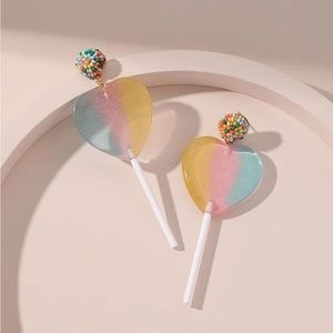 lollipop single dangle earring-never worn
